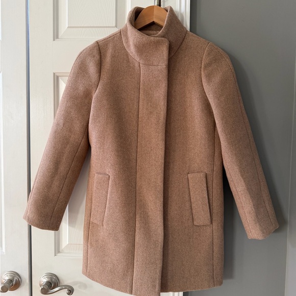 Elegant Tan J Crew Mercantile Women's Coat - Picture 5 of 6
